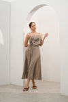 Isla Dress In Taupe