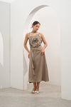 Isla Dress In Taupe