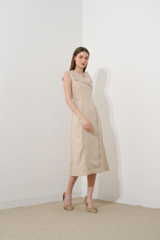 Palmer Dress Beige