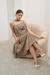 Isla Dress In Taupe