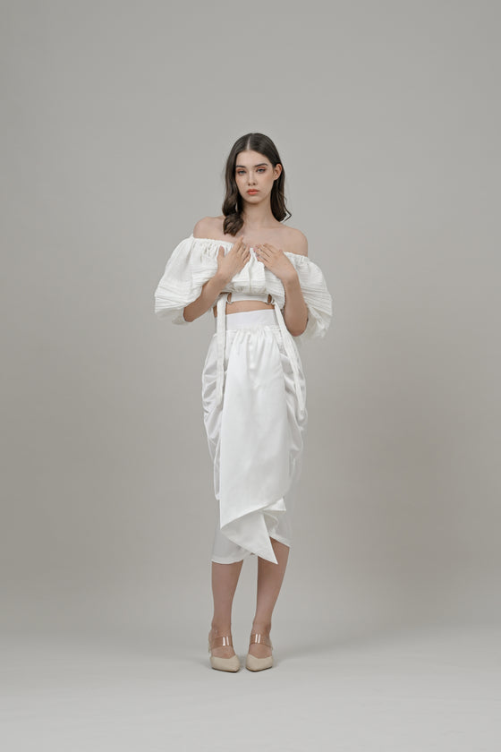 Rosetta Skirt in White