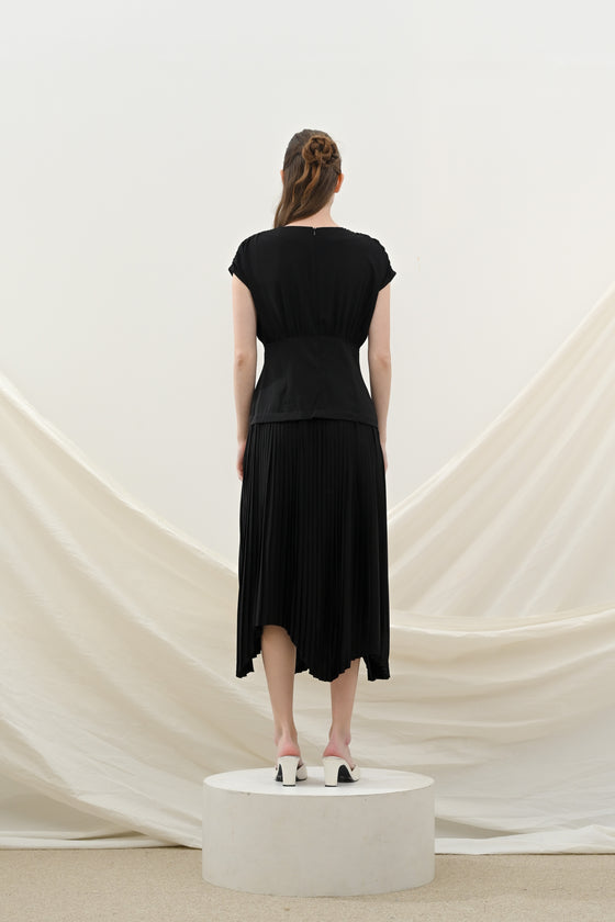 Emporio midi dress in black