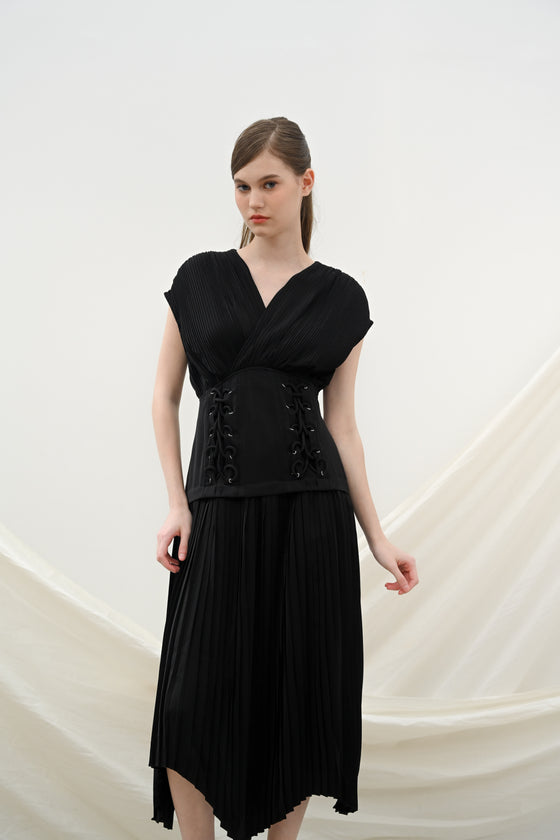 Emporio midi dress in black