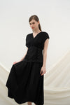 Emporio midi dress in black