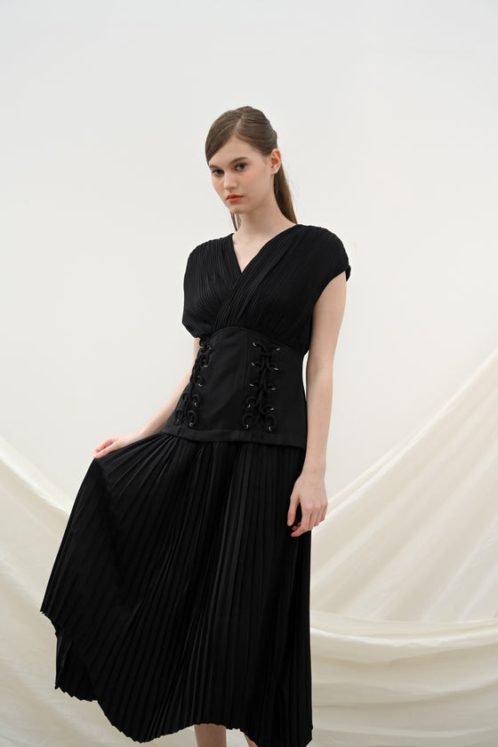 Emporio midi dress in black