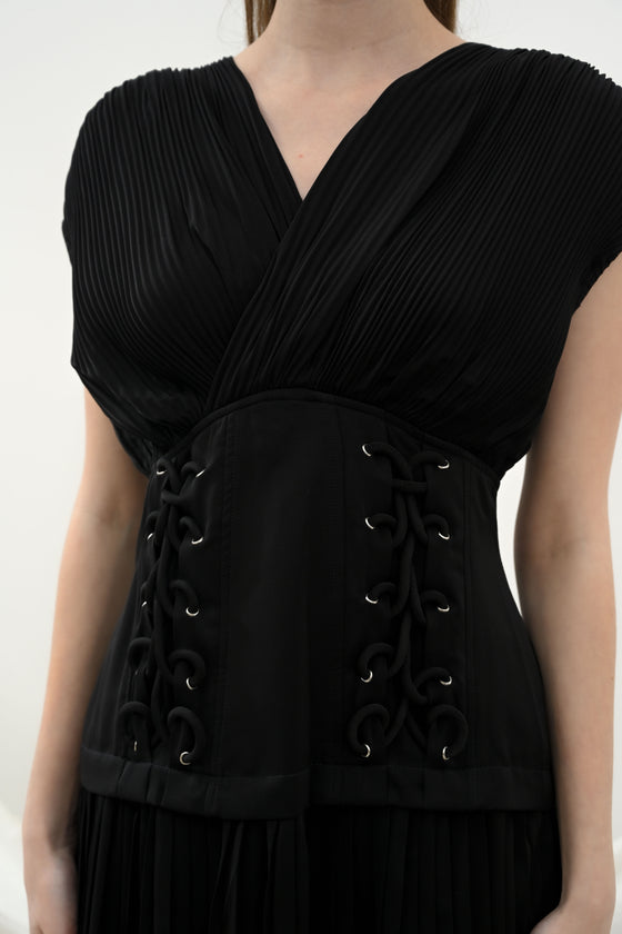 Emporio midi dress in black