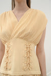 Emporio mini dress in yellow