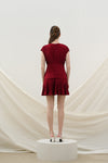 Emporio mini dress in maroon