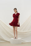Emporio mini dress in maroon