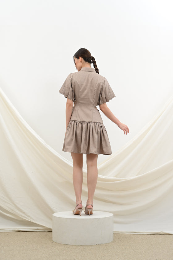 Maxine Dress Khaki