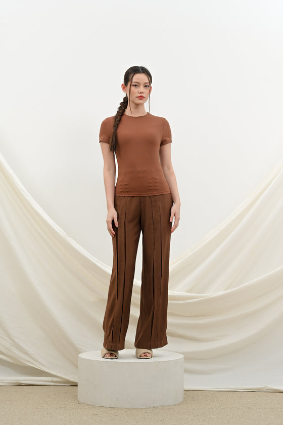 Seamless Top Brown