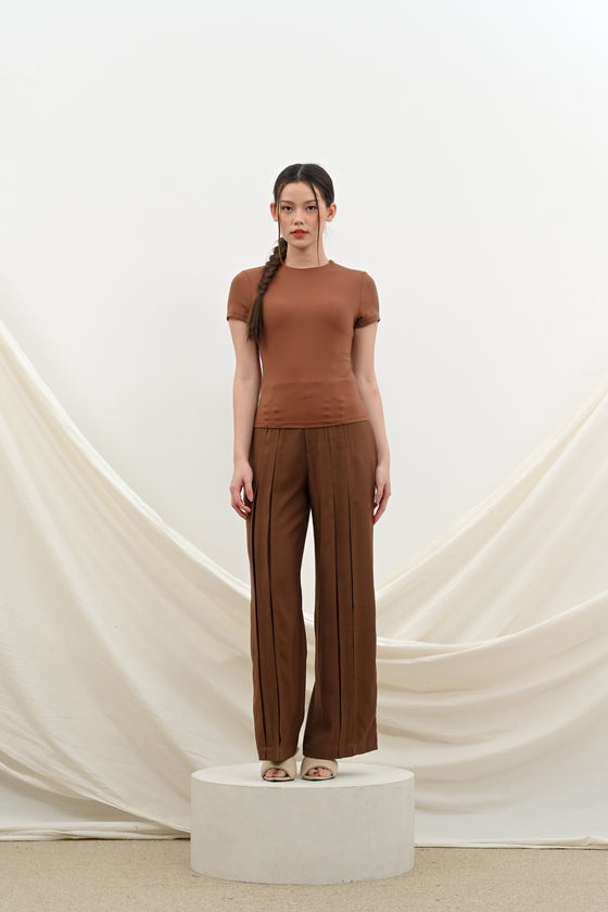 Seamless Top Brown