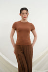 Seamless Top Brown