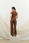 Seamless Top Brown