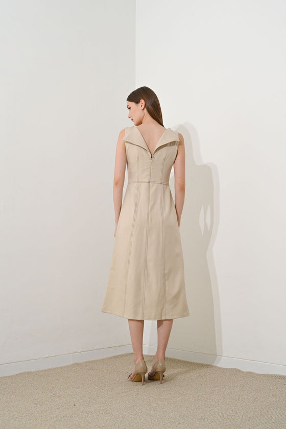 Palmer Dress Beige