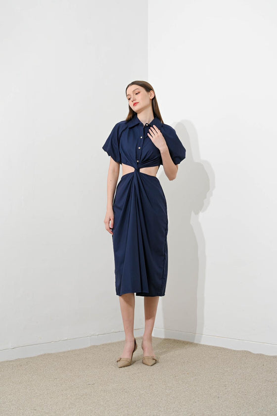 Constance Dress Navy