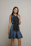 Sollinary Two - Way Dress in Denim