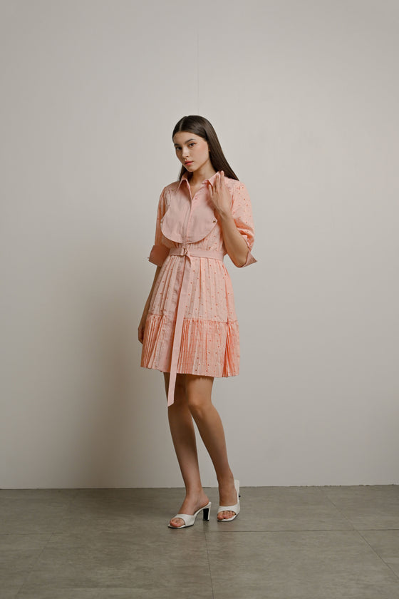 Ella Dress in Peach