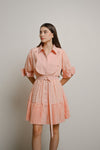 Ella Dress in Peach