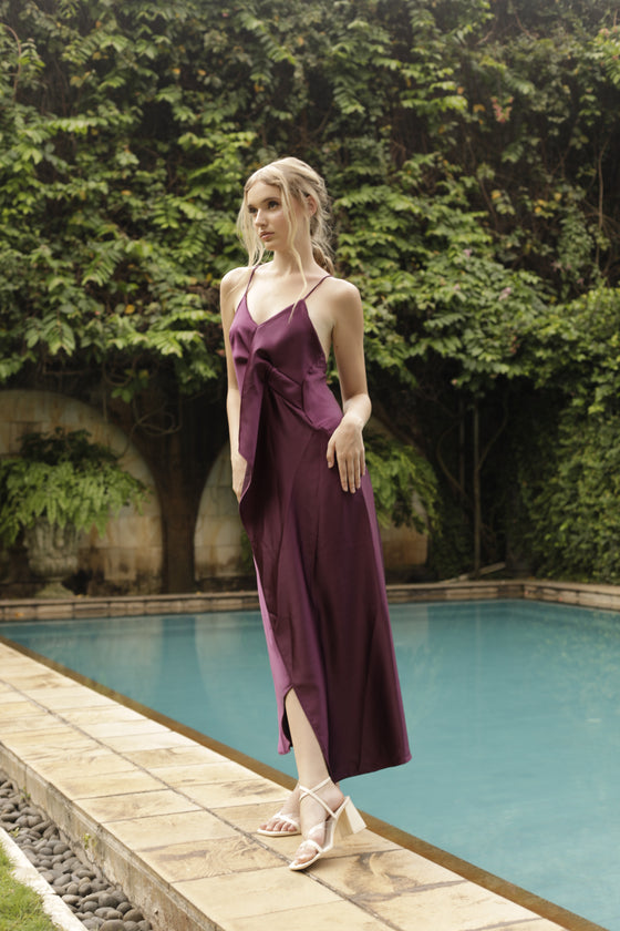 leanna maxi dress Buy Reiss Pink Leanna Atelier Zipped Satin Maxi Dress with Virgin Wool from Next USA